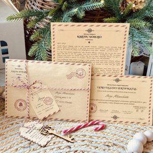 KALĖDŲ SENELIO LAIŠKAS + RAKTAS