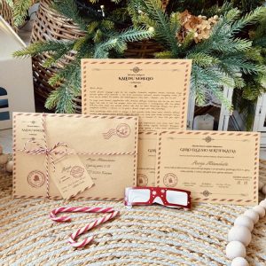 BENDRAS LAIŠKAS DVIEMS VAIKAMS + AKINIAI