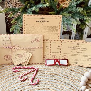 BENDRAS LAIŠKAS TRIMS VAIKAMS + AKINIAI